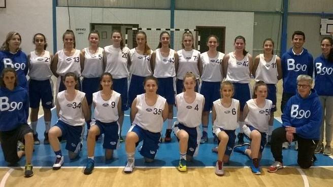 Le ragazzine del Basket 90 a caccia del titolo sardo under 14