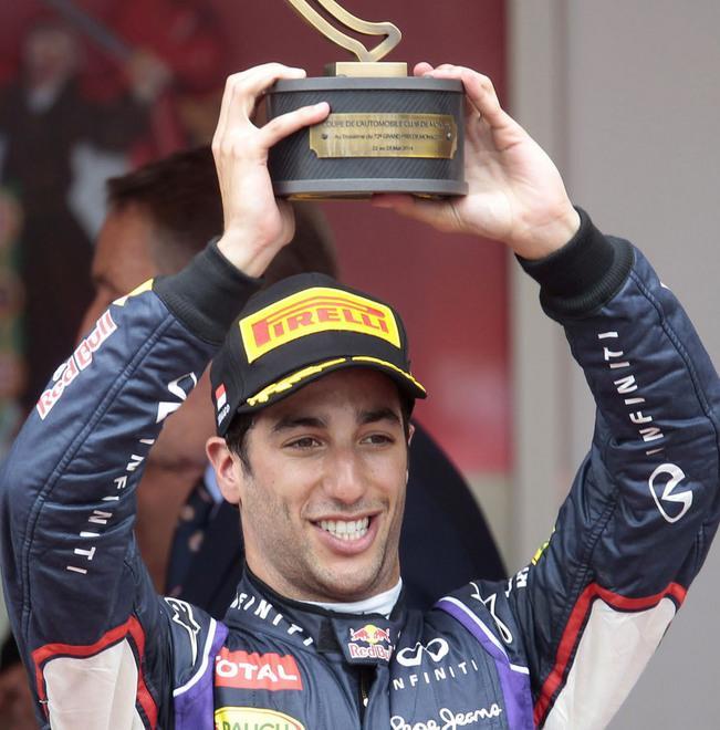 Daniel Ricciardo raggiante al secondo podio consecutivo
