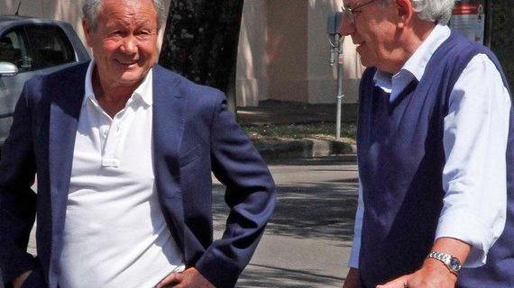 Boschin e Paradiso salutano il Mago