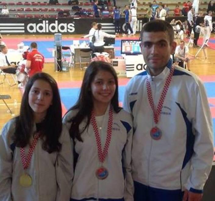 Gli atleti di Ollolai sul podio in Croazia 