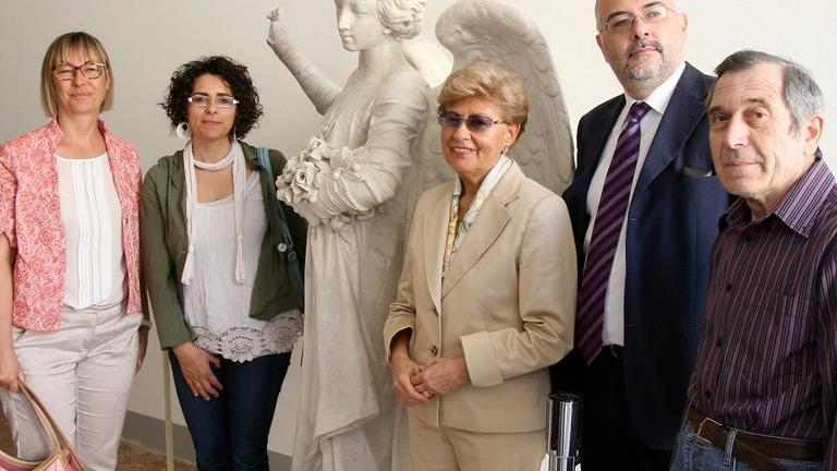 Restaurata la statua dell’angelo