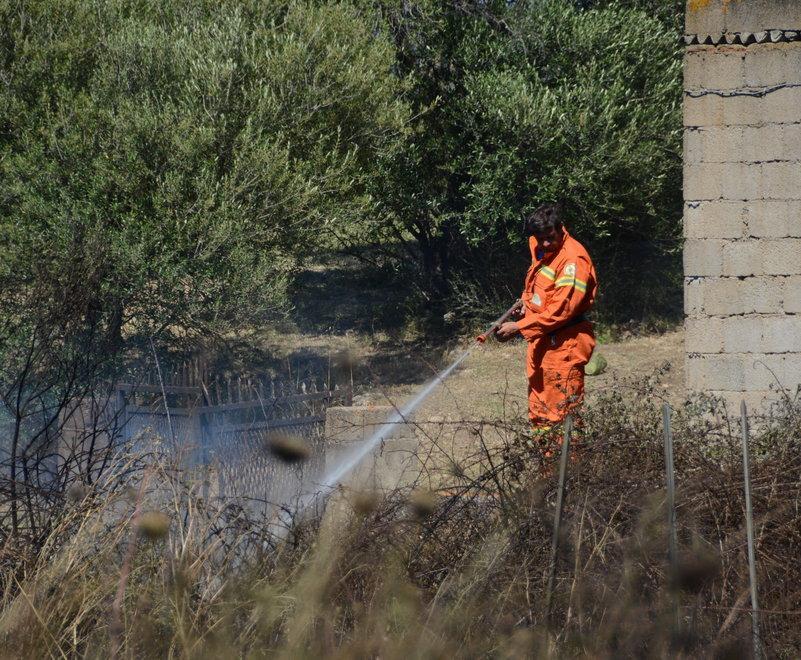 Primo incendio in città subito domato 