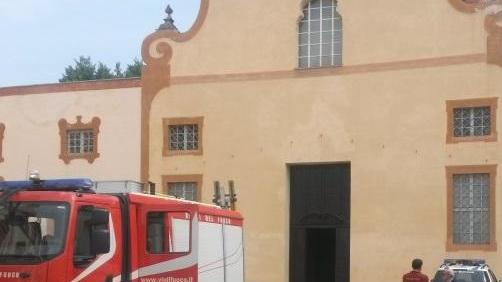 Crolla un muro del Palazzo Ducale