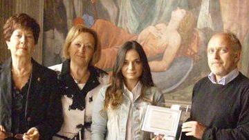 A Lilia Dmitrieva il premio migliore studentessa dell’Einaudi