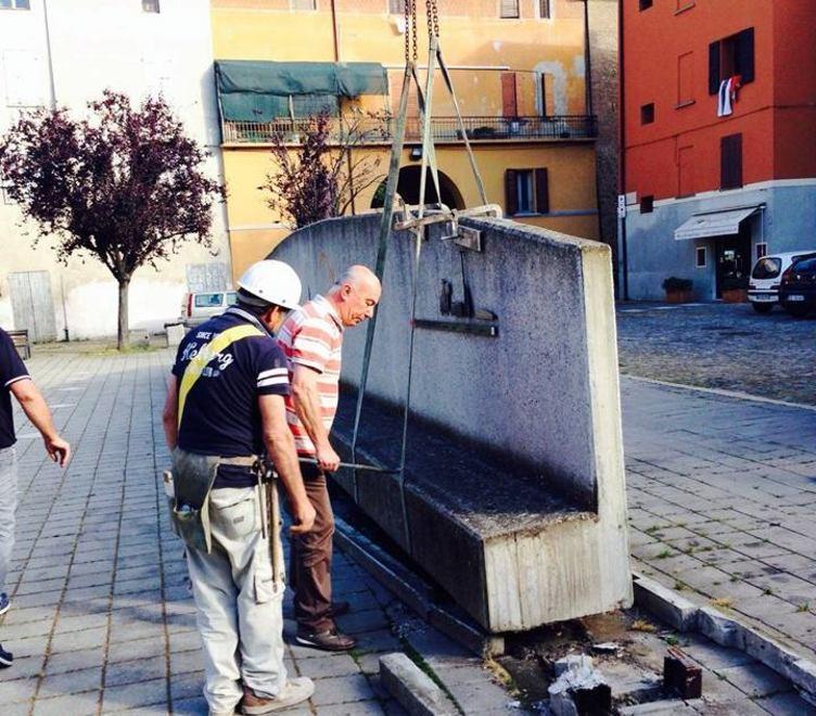 Piazzale Fiume, addio al fontanone 