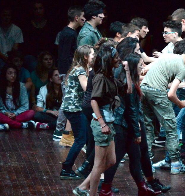 In scena i valori della cooperativa Sul palco 156 allievi 