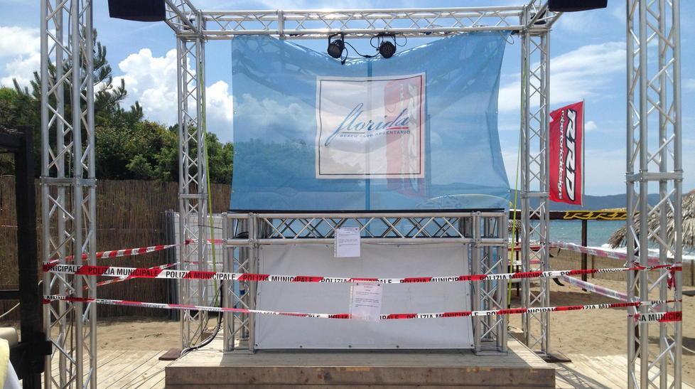 Inaugurazione stoppata dai sigilli 