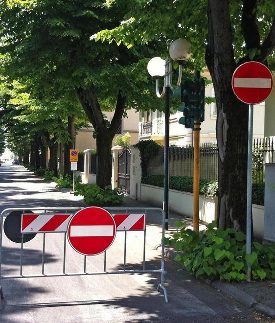 I residenti: «Bene la riduzione del traffico»