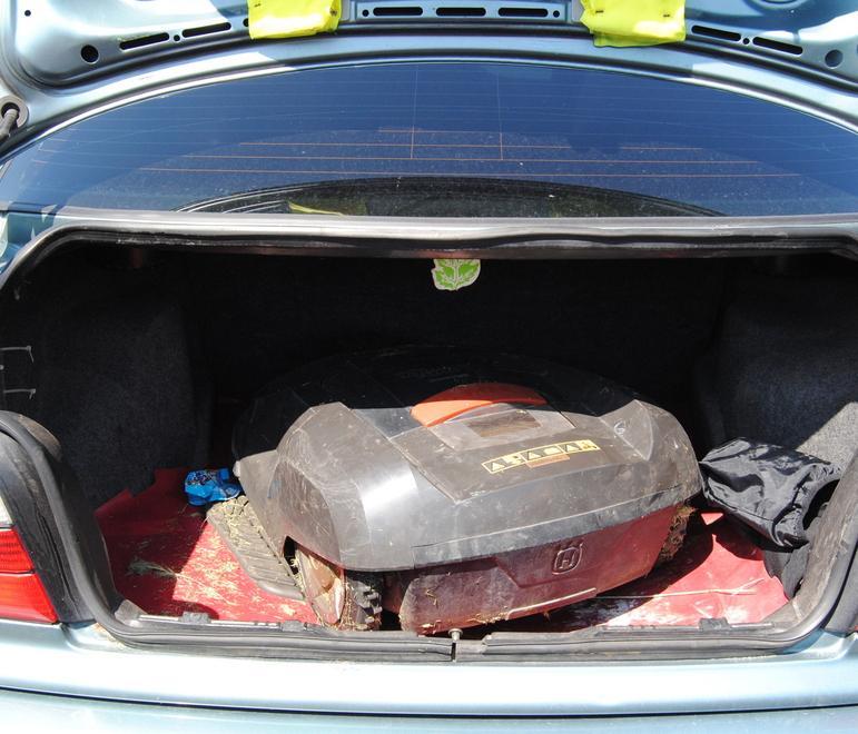 Sorpreso con un tagliaerba rubato 