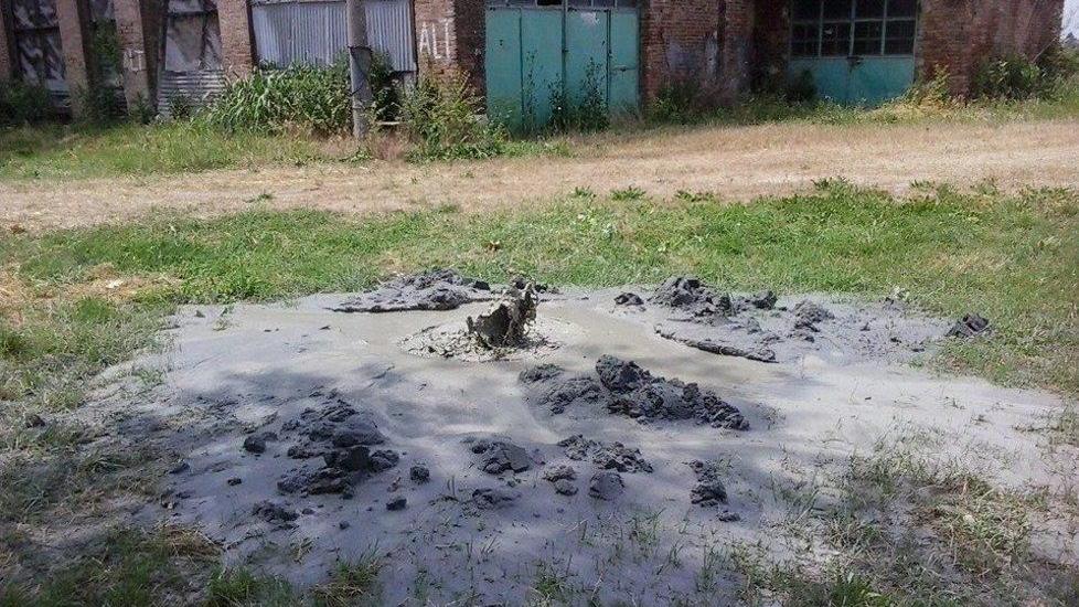 “Vulcanetto” di fango vicino al Panaro