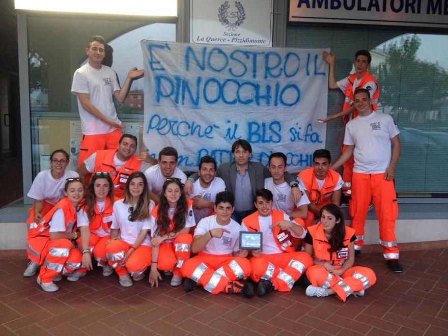 Olimpiadi del Soccorso, il premio Pinocchio alla Pubblica assistenza di Prato