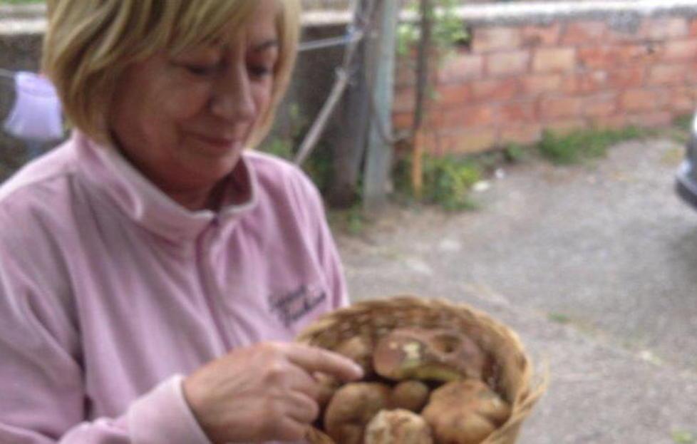 Giovanna trova i primi porcini