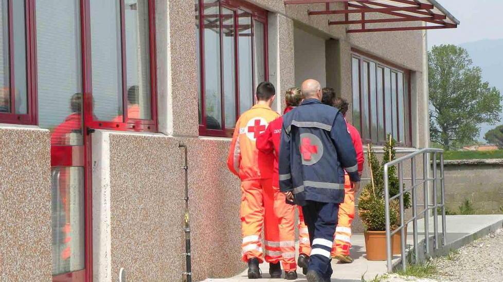 Servizio infermieristico alla Croce rossa
