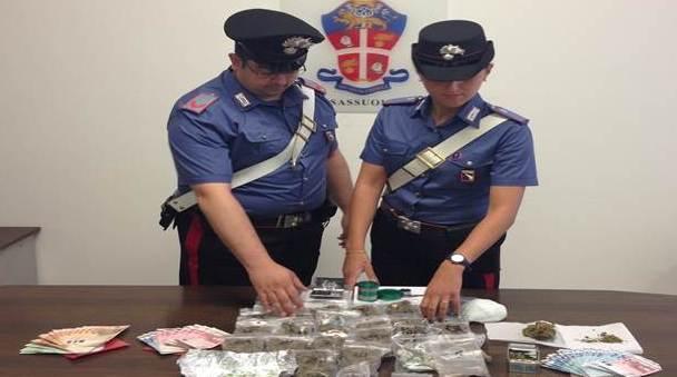 Casalgrande, a casa mezzo chilo di droga Giovane arrestato