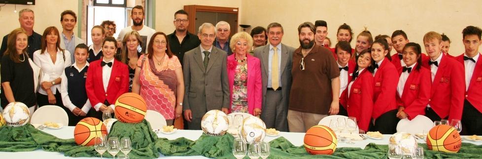 Ieri al Vergani ospiti a pranzo Mobyt e Spal