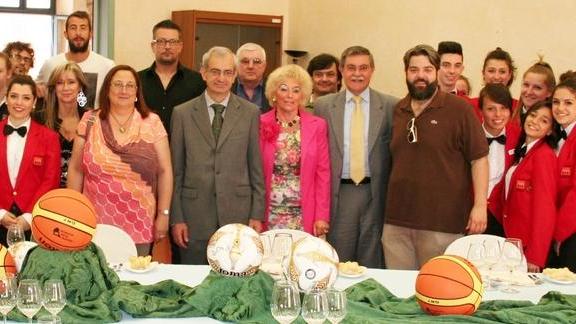 Ieri al Vergani ospiti a pranzo Mobyt e Spal