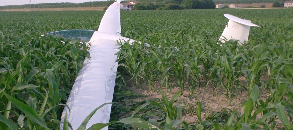 Grande paura per un aliante 