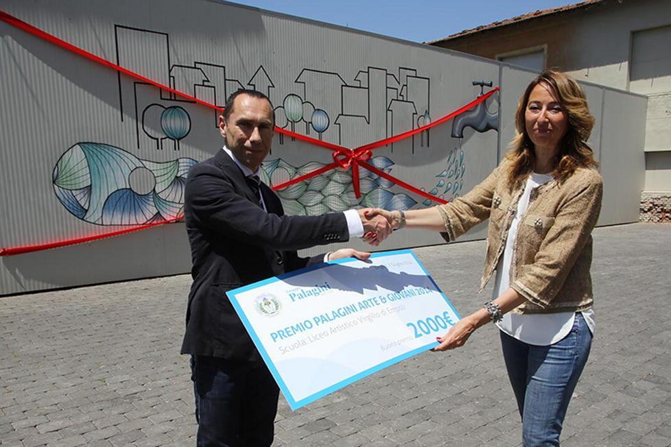 Inaugurato il murales del Virgilio da Palagini 