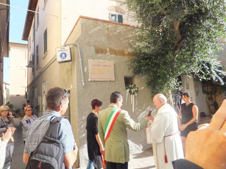 Un angolo dedicato al pittore Claudio Amerighi 
