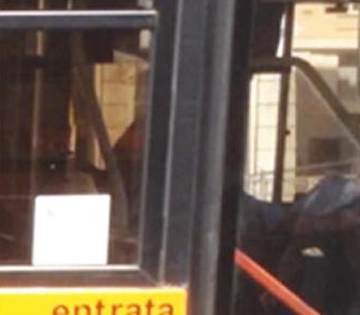 Legge il giornale mentre guida il bus 
