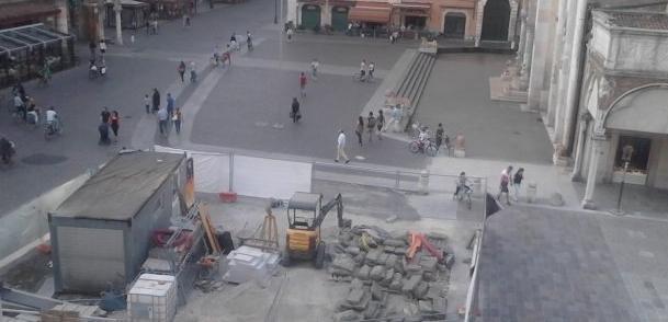 Lunedì al via i lavori per rifare il sagrato del duomo