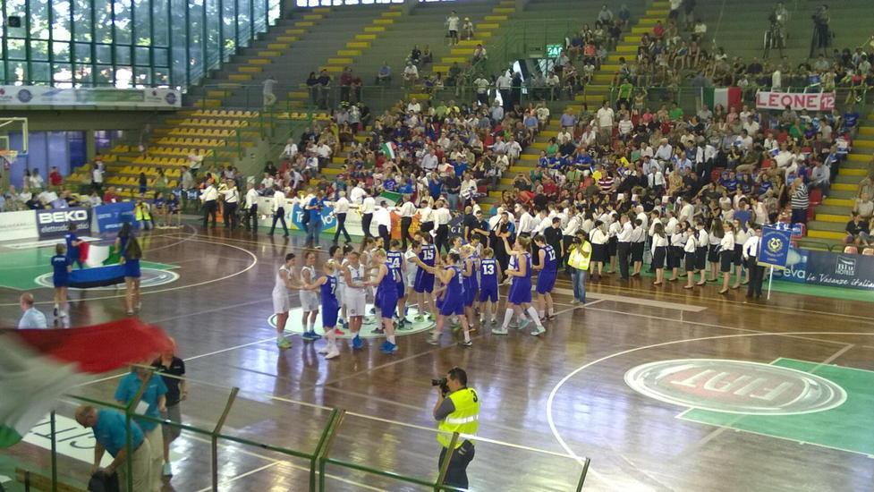 Bella vittoria dell’Italia al palasport contro l’Estonia