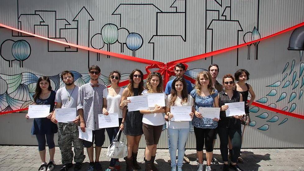 Inaugurato il murale del Virgilio