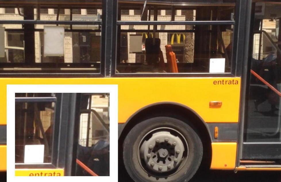 Legge il giornale alla guida del bus 