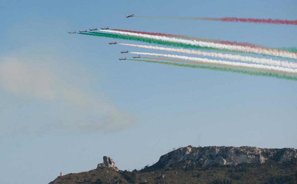 Lo show delle Frecce tricolori