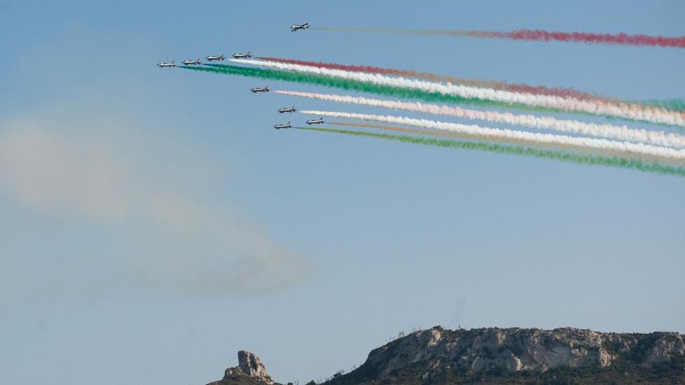 Lo show delle Frecce tricolori