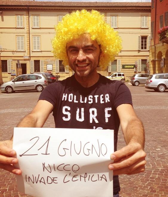 Marco Ligabue e il flash mob per il piccolo Nicco 