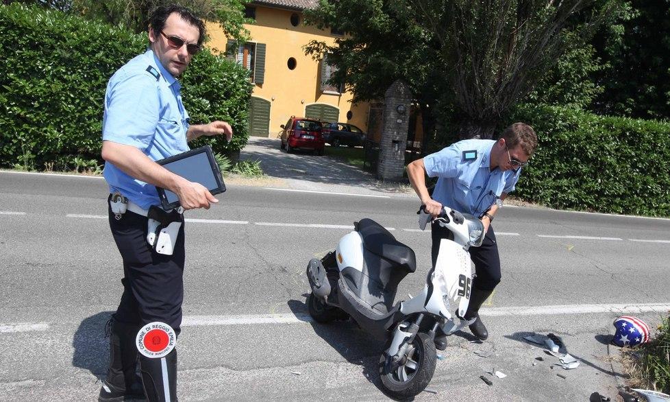 Scontro tra auto e scooter, un ferito