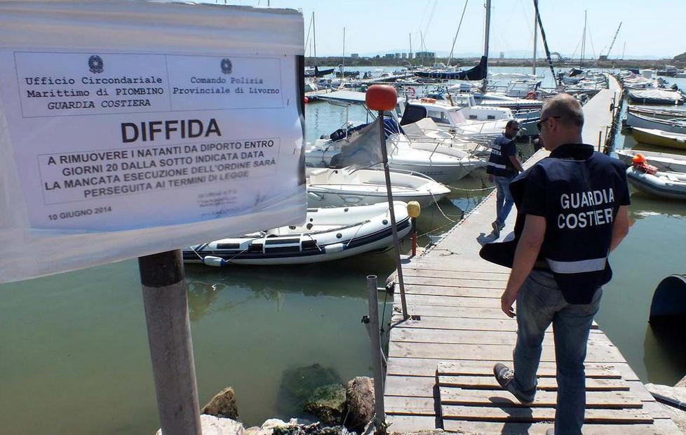 Sequestrato il pontile con 180 imbarcazioni 