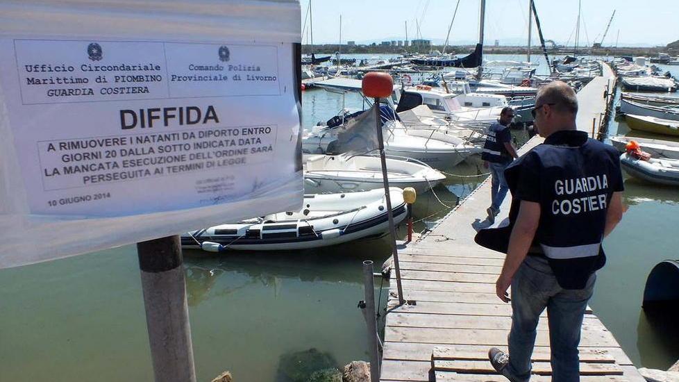 Sequestrato il pontile con 180 imbarcazioni