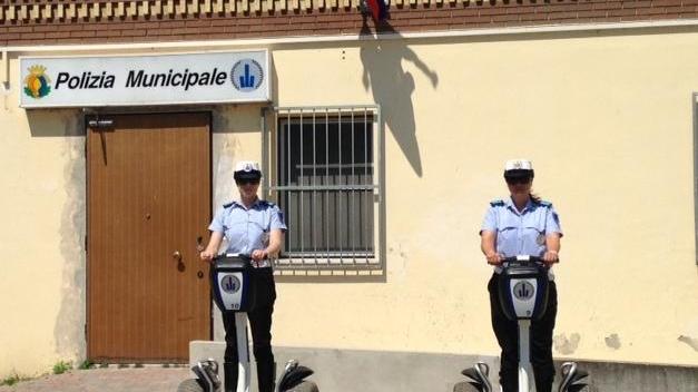 In spiaggia con il segway per garantire la sicurezza