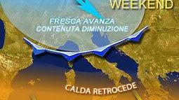 Meteo, bolla africana fino a domani poi temporali, grandine e calo di 10 gradi