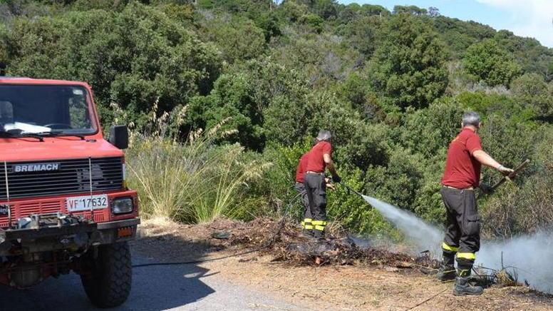 Ancora fiamme a Poggio d’Oro