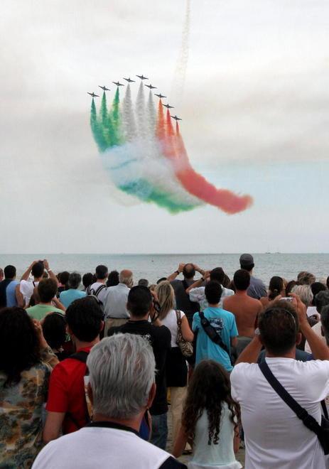 Solo il maltempo potrà fermare le Frecce Tricolori 