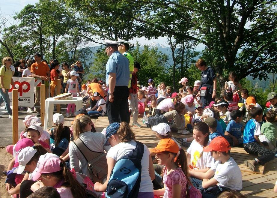 La festa di chiusura del “Pedibus”