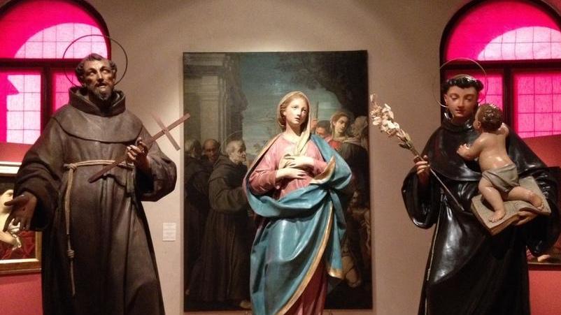 Esposte tre statue del Settecento