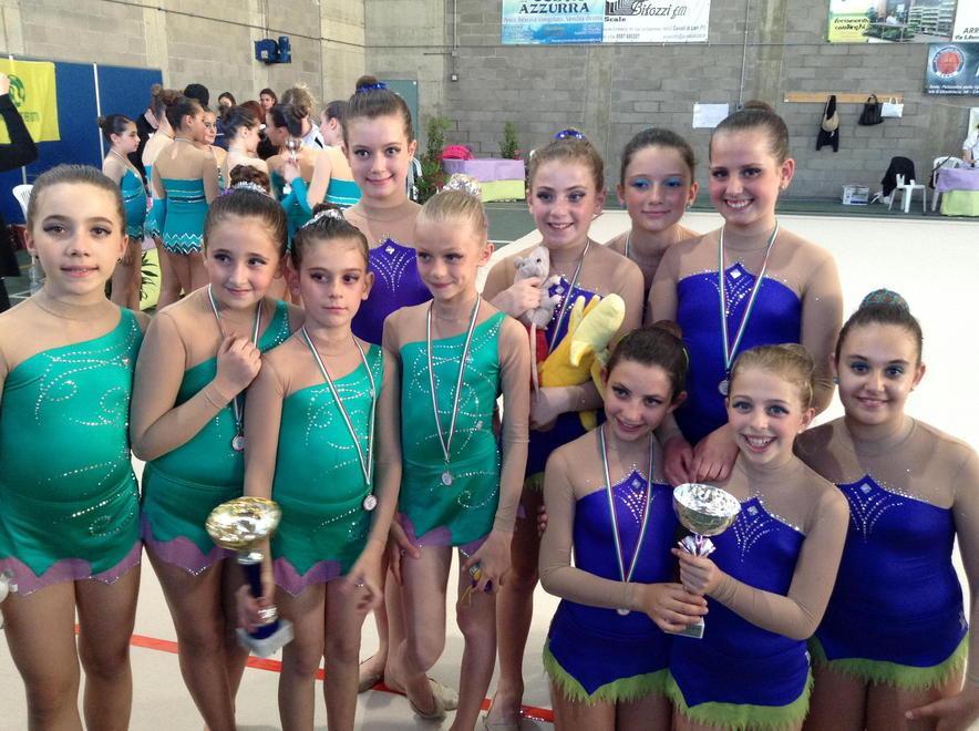 Ritmica: la Cierre fa man bassa di medaglie 