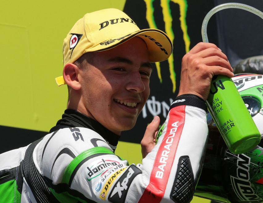 Marquez junior come il fratellone Bastianini è secondo 