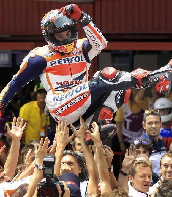 Rossi secondo e Vale doppio Marquez alieno 