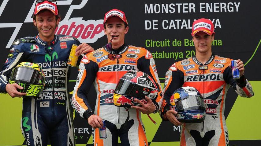 Marquez settebellezze Rossi super: è secondo