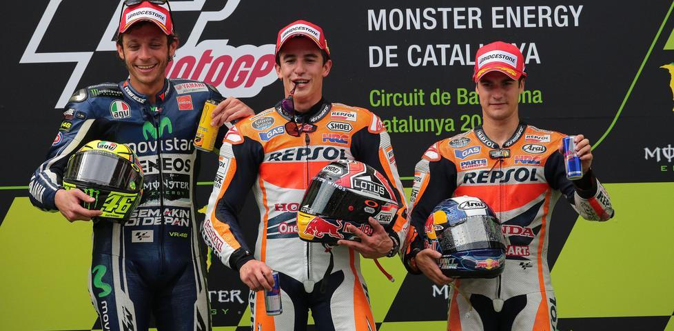 Marquez settebellezze Rossi super: è secondo 