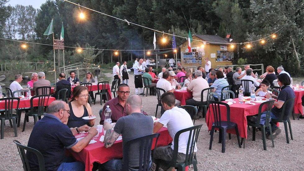 Cena “galeotta” in mezzo al Padule