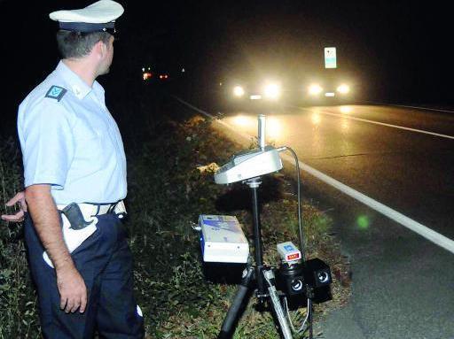 Sulla circonvallazione a tutto gas: multe salate