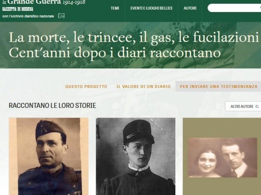 Nelle trincee con i diari dei combattenti 