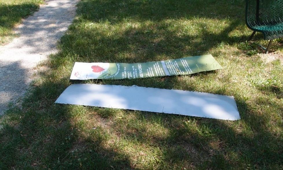 “Percorso del cuore” distrutto da vandali