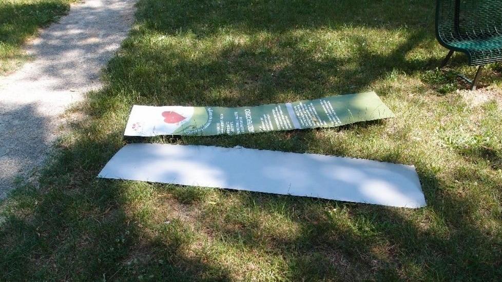 “Percorso del cuore” distrutto da vandali